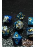 Marble 4 Colors Gothic Dice Set - Starry Night