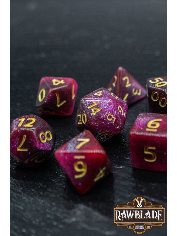 Nebula Dice Set - Amethyst Haze