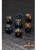 Nebula Dice Set - Nebulous Bloodstone