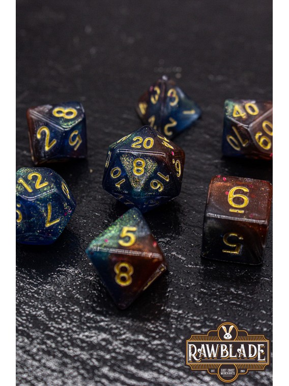 Nebula Dice Set - Nebulous Bloodstone