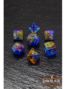 Nebula Dice Set - Mystic Azure