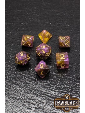 Nebula Dice Set - Orchid Radiance