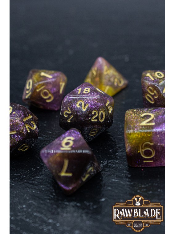 Nebula Dice Set - Orchid Radiance