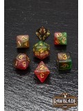 Nebula Dice Set - Rosevine Haze