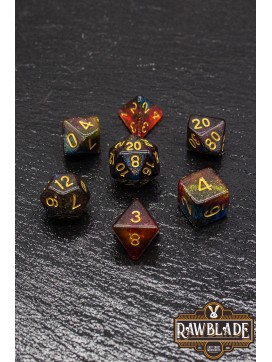 Nebula Dice Set - Blazing Nebula