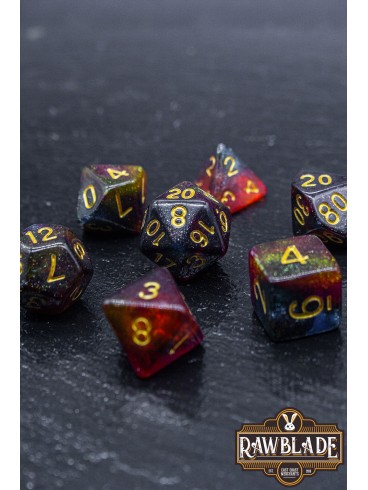 Nebula Dice Set - Blazing Nebula