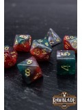 Nebula Dice Set - Verdant Azure