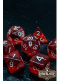 Transparent Dice Set - Red