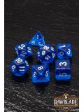 Transparent Dice Set - Blue