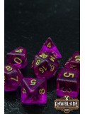 Transparent Dice Set - Magenta