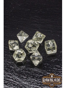 Transparent Dice Set - Clear