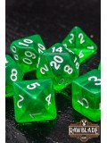 Transparent Dice Set - Lima