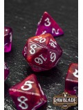 Gothic Nebula Dice Set - Crimson Cosmos