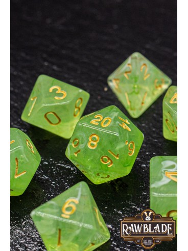 Gemstone Style Dice Set - Jasper