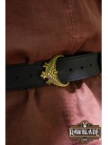 Einar Viking Ornate Belt Black