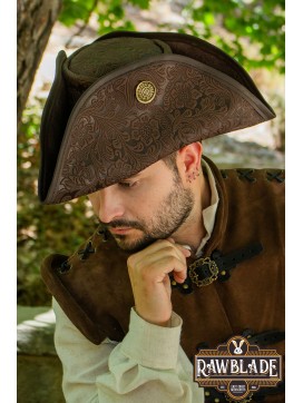 Deluxe Three Doublons Tricorne - Brown